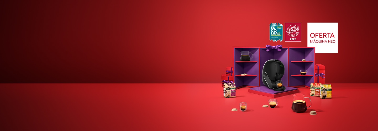 Máquina NEO Grátis na compra de 18 embalagens NEO banner