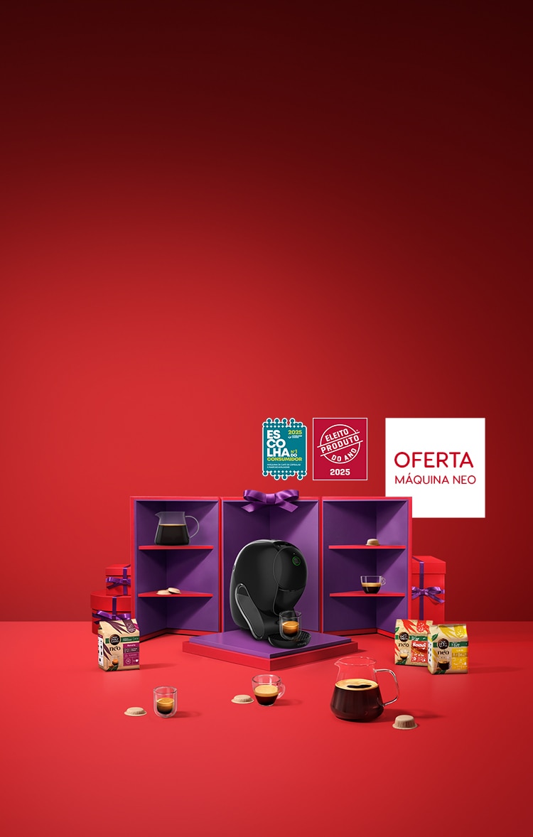 Máquina NEO Grátis na compra de 18 embalagens NEO banner