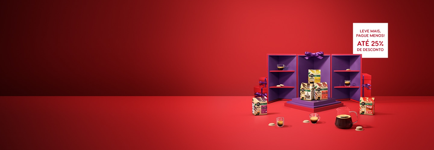 Cápsulas Neo com desconto - Nescafé® Dolce Gusto® banner