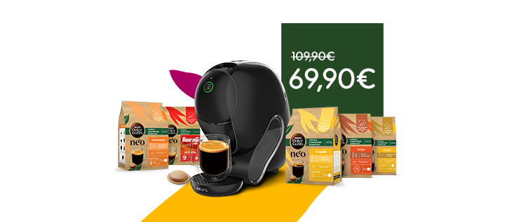 Máquina NEO por 49,90€ com Oferta de 2 embalagens NEO header image