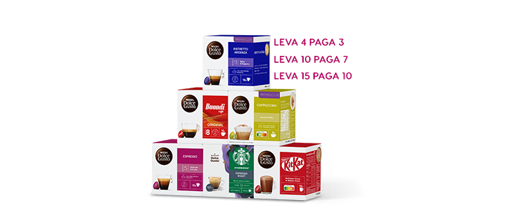 Descontos - Cápsulas- NESCAFÉ® Dolce Gusto® header image