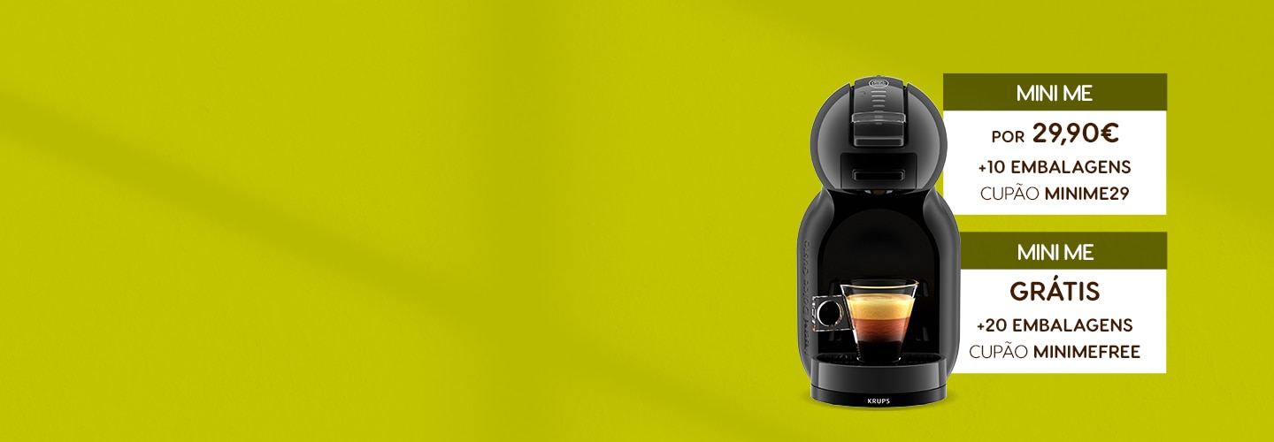 Máquina Mini Me por 29,90€ ou grátis | Nescafé® Dolce Gusto® banner