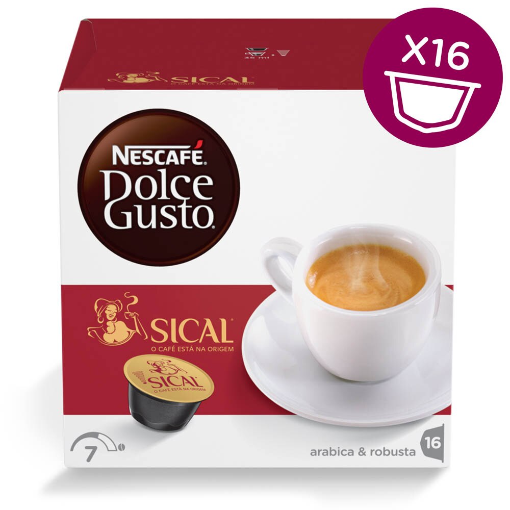 Sical 16 Capsulas NESCAF&Eacute;&reg; Dolce Gusto&reg; - Formato de venda