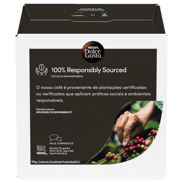 Verso de embalagem ESPRESSO INTENSO NESCAFÉ® Dolce Gusto® thumbnail