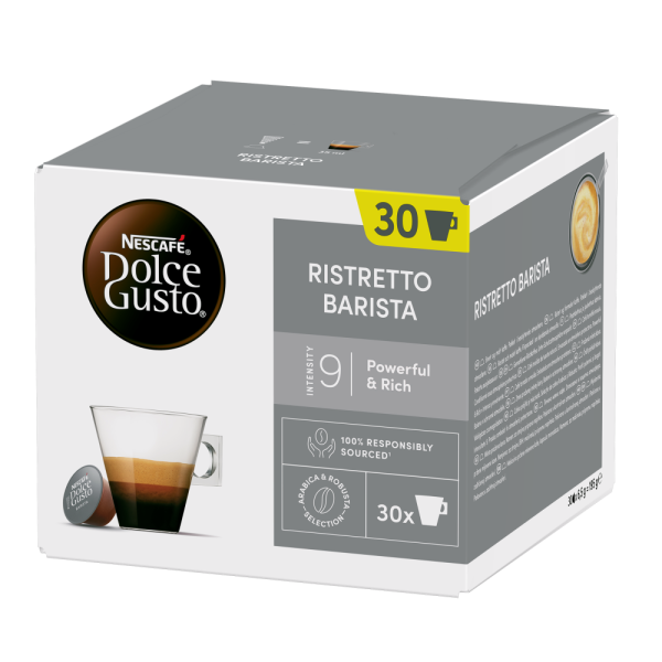 Vista Lateral Embalagem de  30 Cápsulas Espresso Barista 30 Cápsulas NESCAFÉ® Dolce Gusto®  thumbnail