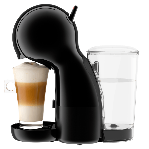 Vista lateral Máquina de Café PICCOLO XS MANUAL PRETA NESCAFÉ® Dolce Gusto® com Latte Macchiato thumbnail