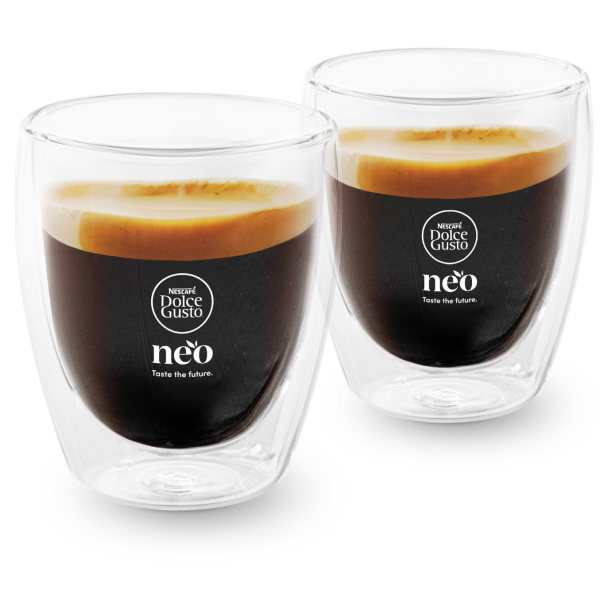 Set 2 Chávenas de café longo, vidro, 290ml thumbnail
