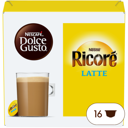 Embalagem de 16 Cápsulas Ricoré Latte NESCAFÉ® Dolce Gusto® 