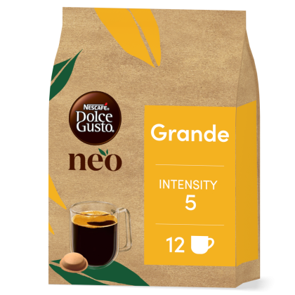 Pacote de c&aacute;psulas de caf&eacute; grande Neo Dolce Gusto
