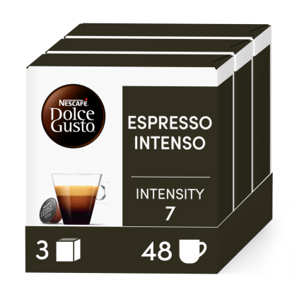 Embalagem de 48 C&aacute;psulas ESPRESSO INTENSO 3X16 C&Aacute;PSULAS NESCAF&Eacute;&reg; Dolce Gusto&reg; 