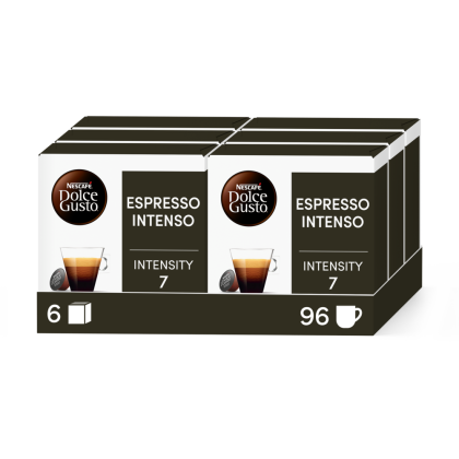 Embalagem de 96 C&aacute;psulas ESPRESSO INTENSO 6X16 C&Aacute;PSULAS NESCAF&Eacute;&reg; Dolce Gusto&reg; 