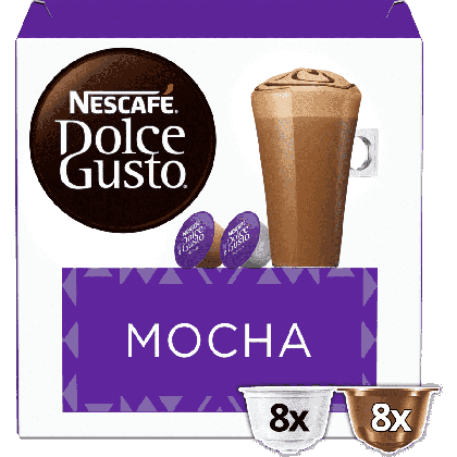 Embalagem de 16 Cápsulas MOCHA NESCAFÉ® Dolce Gusto® 