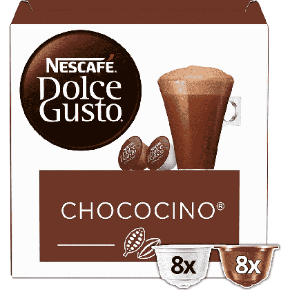 Embalagem de 16 C&aacute;psulas CHOCOCINO NESCAF&Eacute;&reg; Dolce Gusto&reg; 