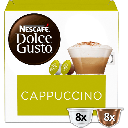 Embalagem de 16 C&aacute;psulas CAPPUCCINO NESCAF&Eacute;&reg; Dolce Gusto&reg; 