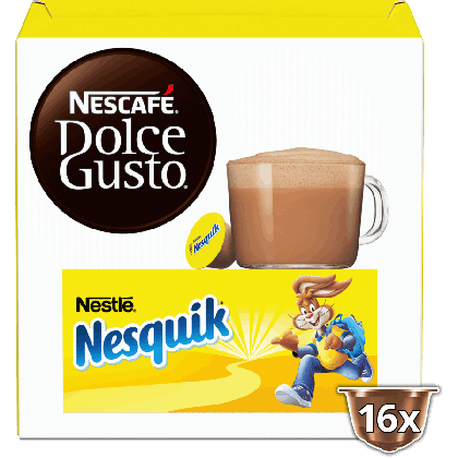 Embalagem de 16 C&aacute;psulas Nesquik NESCAF&Eacute;&reg; Dolce Gusto&reg; 