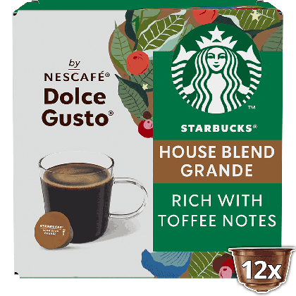 Embalagem de 12 C&aacute;psulas STARBUCKS&reg; AMERICANO HOUSE BLEND NESCAF&Eacute;&reg; Dolce Gusto&reg; 