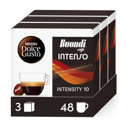 Embalagem de 48 C&aacute;psulas Buondi Intenso 3x16 C&aacute;psulas NESCAF&Eacute;&reg; Dolce Gusto&reg; 