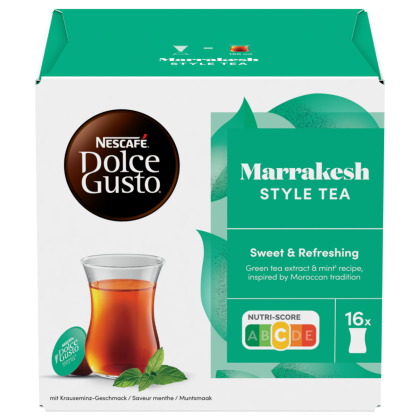 Embalagem de 16 C&aacute;psulas MARRAKESH STYLE TEA NESCAF&Eacute;&reg; Dolce Gusto&reg;