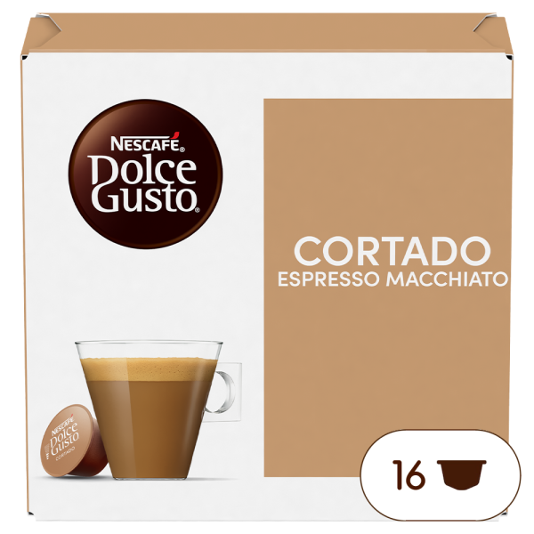 Embalagem de 16 Cápsulas "CORTADO NESCAFÉ® Dolce Gusto® 