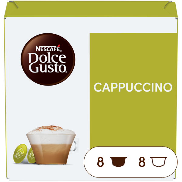 Embalagem de 16 Cápsulas CAPPUCCINO NESCAFÉ® Dolce Gusto® 