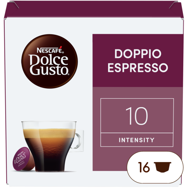 Embalagem de 16 Cápsulas Double Espresso - Doppio Espresso 16 Cápsulas NESCAFÉ® Dolce Gusto® 