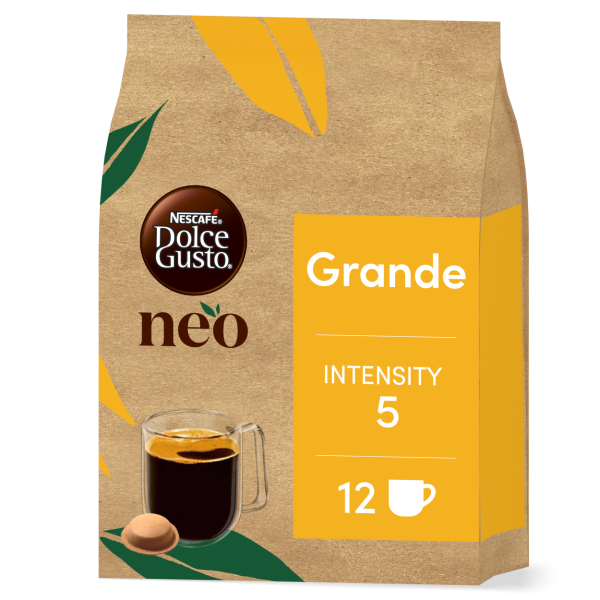 Pacote de cápsulas de café grande Neo Dolce Gusto

