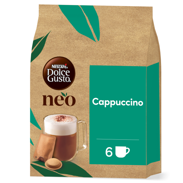 embalagem neo cappuccino cápsulas e saqueta