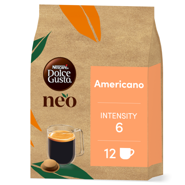 embalagem de cápsulas de café Neo Americano