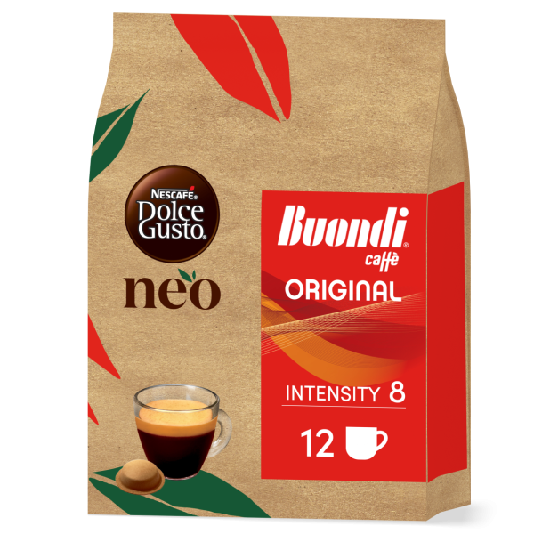 Pacote de cápsulas de café buondi Neo Dolce Gusto