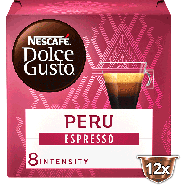 Embalagem de 12 Cápsulas Perú Cajamarca NESCAFÉ® Dolce Gusto® 