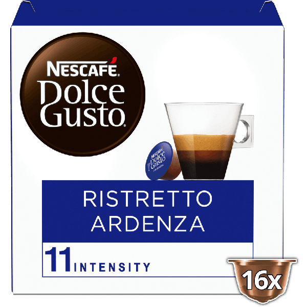 Embalagem de 16 Cápsulas RISTRETTO ARDENZA NESCAFÉ® Dolce Gusto® 
