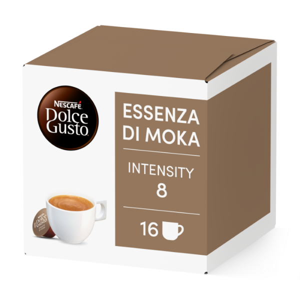 Embalagem de 16 Cápsulas Essenza di Moka NESCAFÉ® Dolce Gusto® 