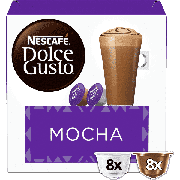 Embalagem de 16 Cápsulas MOCHA NESCAFÉ® Dolce Gusto® 
