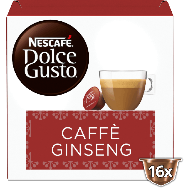 Embalagem de 16 Cápsulas Café Ginseng NESCAFÉ® Dolce Gusto® 
