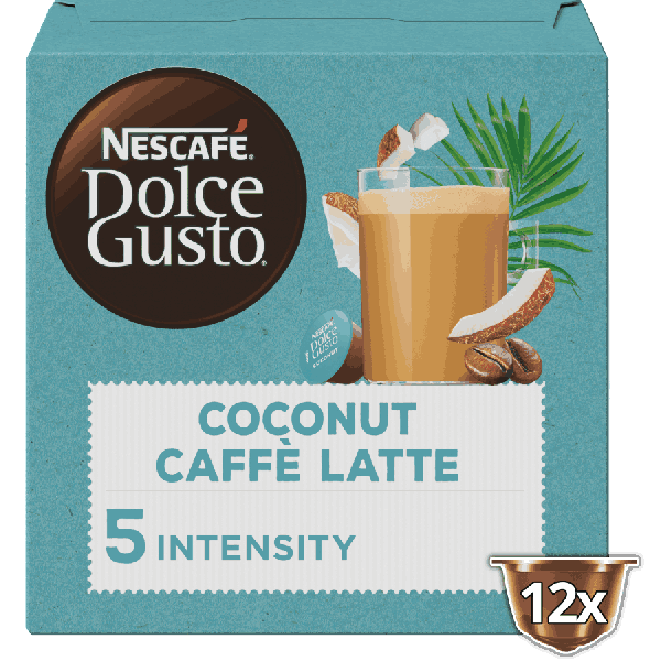 Embalagem de 12 Cápsulas Café com Bebida Vegetal de Coco NESCAFÉ® Dolce Gusto® 
