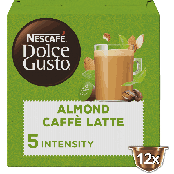 Embalagem de 12 Cápsulas Café com Bebida Vegetal de Amêndoa NESCAFÉ® Dolce Gusto® 
