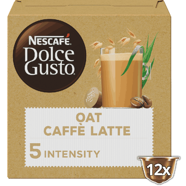 Embalagem de 12 Cápsulas Café com Bebida Vegetal de Aveia NESCAFÉ® Dolce Gusto® 
