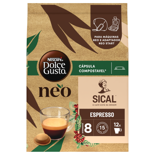 Pacote de cápsulas de café espresso Neo Dolce Gusto
