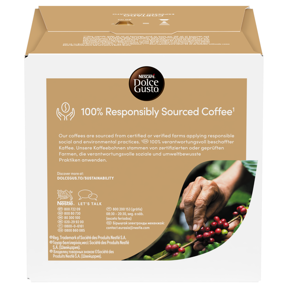 Embalagem de 16 Cápsulas "CORTADO NESCAFÉ® Dolce Gusto® 