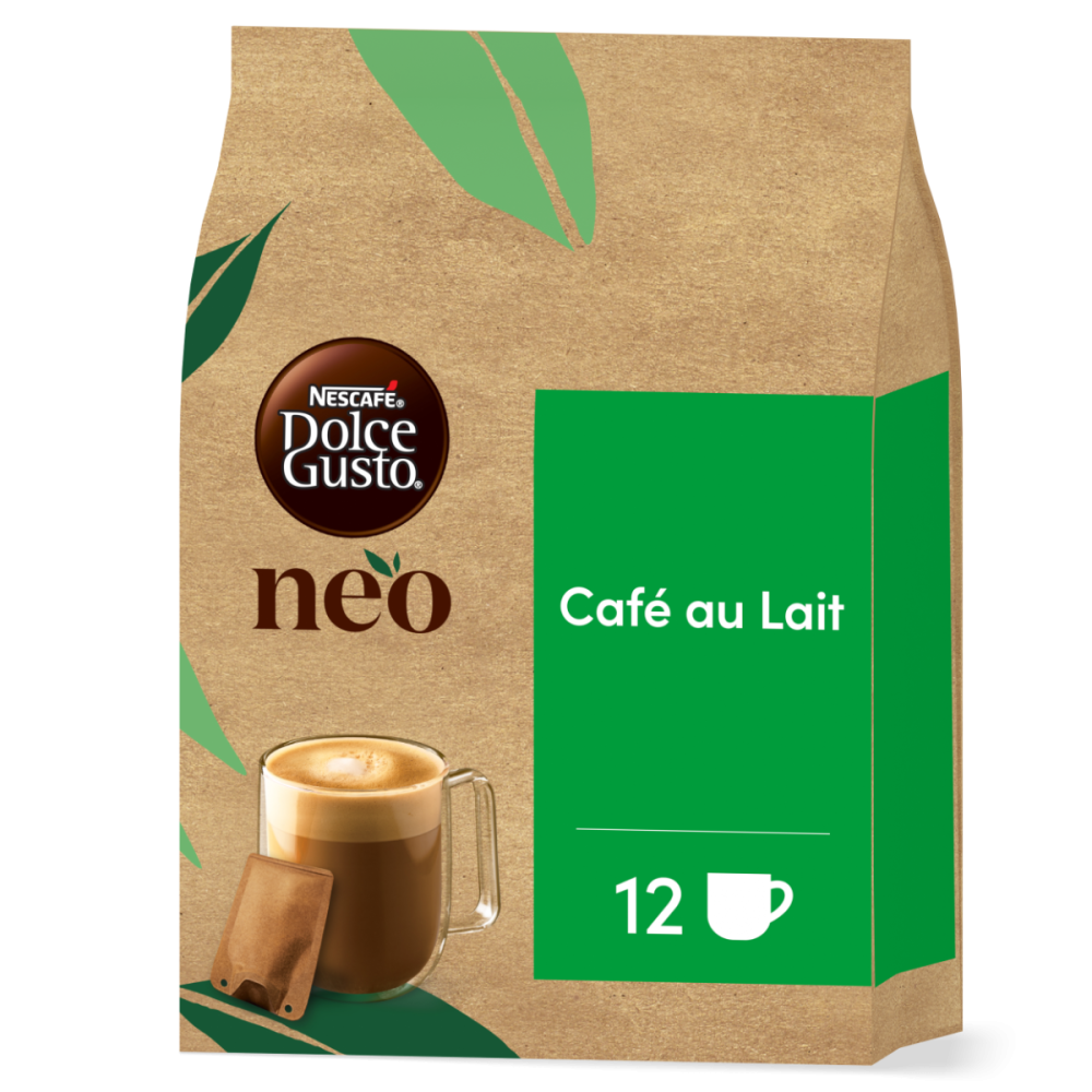 Embalagem de 12 Cápsulas NEO Café au LaitNESCAFÉ® Dolce Gusto® 