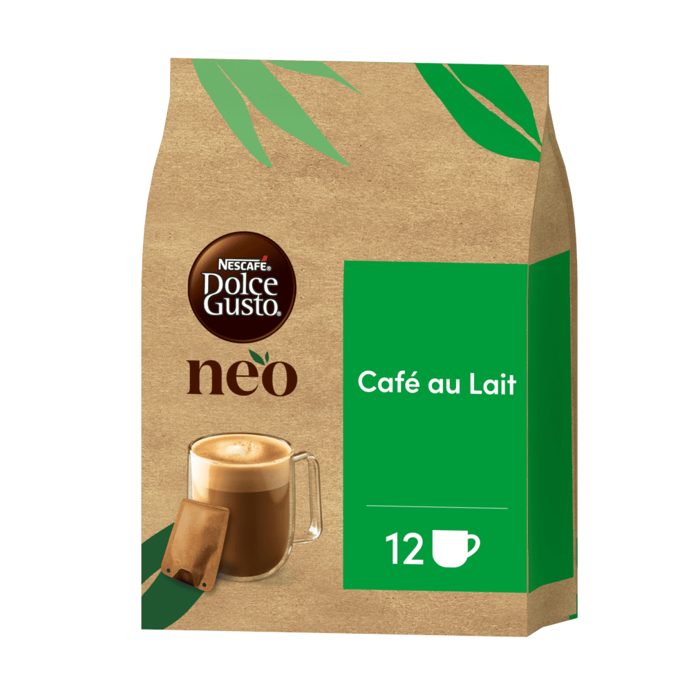 Embalagem de 12 Cápsulas NEO Café au LaitNESCAFÉ® Dolce Gusto® 