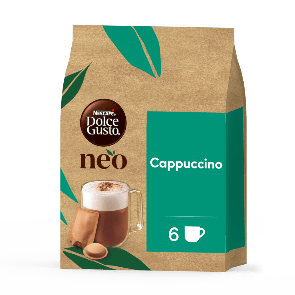 embalagem neo cappuccino cápsulas e saqueta