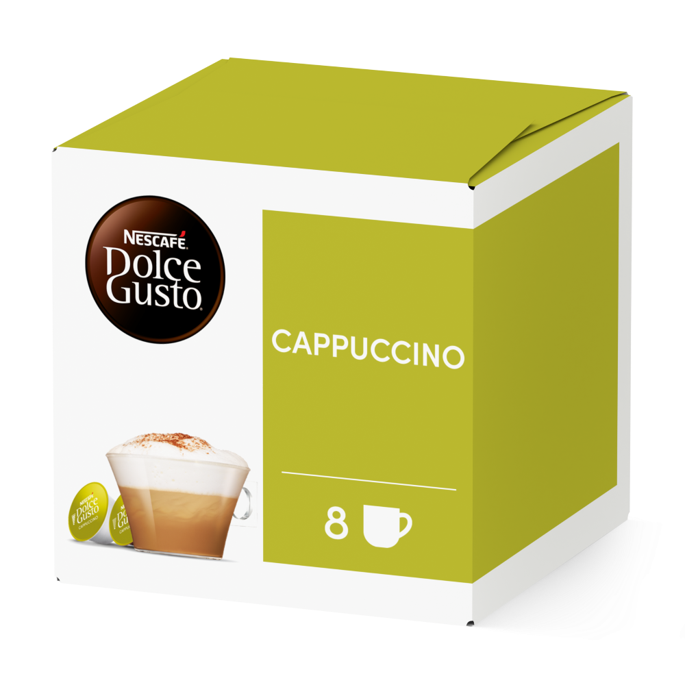 Embalagem de 16 Cápsulas CAPPUCCINO NESCAFÉ® Dolce Gusto® 