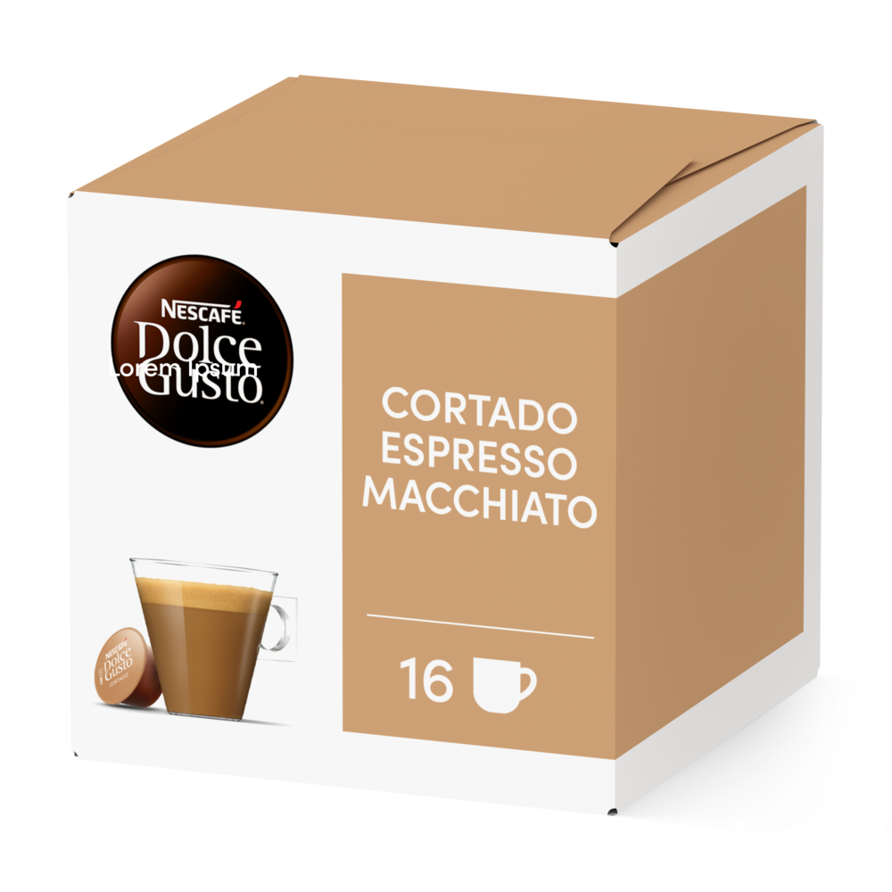 Embalagem de 16 Cápsulas "CORTADO NESCAFÉ® Dolce Gusto® 