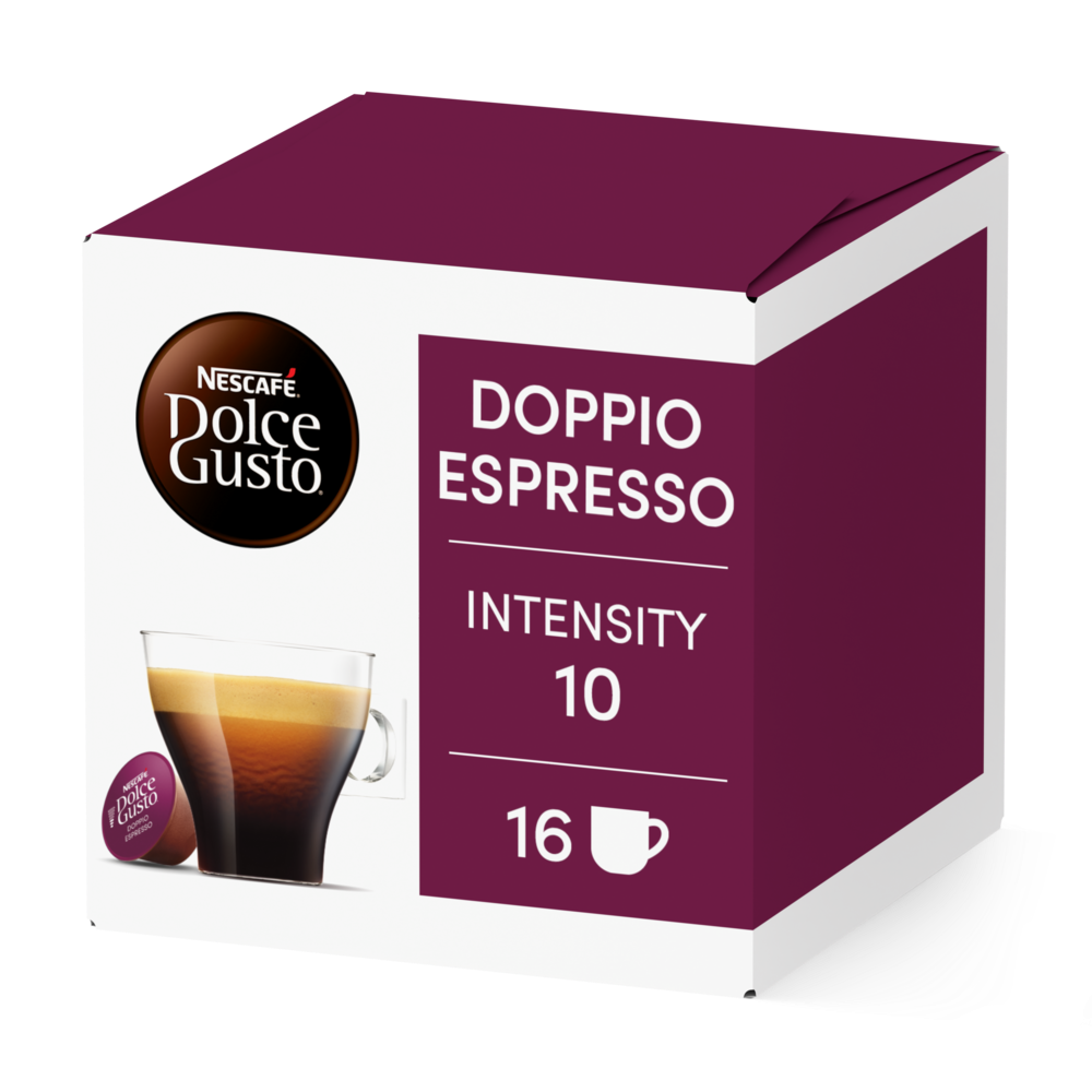 Embalagem de 16 Cápsulas Double Espresso - Doppio Espresso 16 Cápsulas NESCAFÉ® Dolce Gusto® 