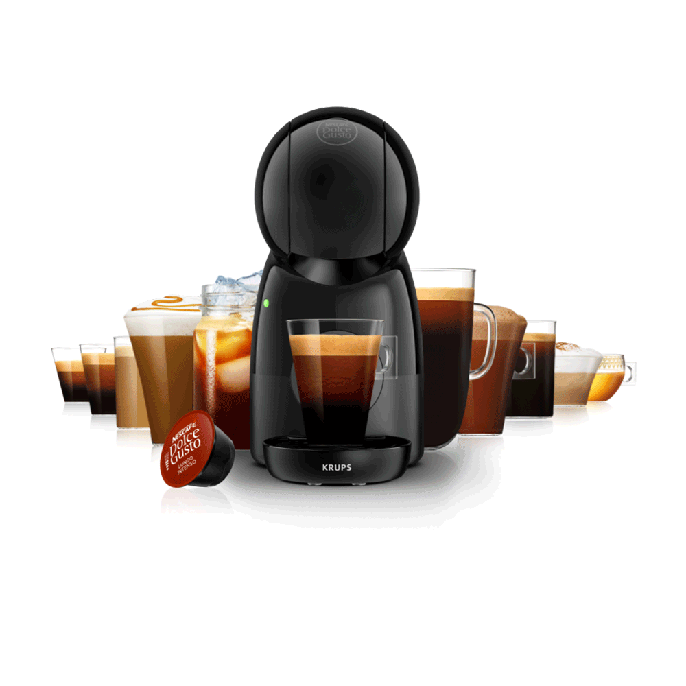Gama de Bebidas com Máquina de Café PICCOLO XS MANUAL PRETA NESCAFÉ® Dolce Gusto® 
