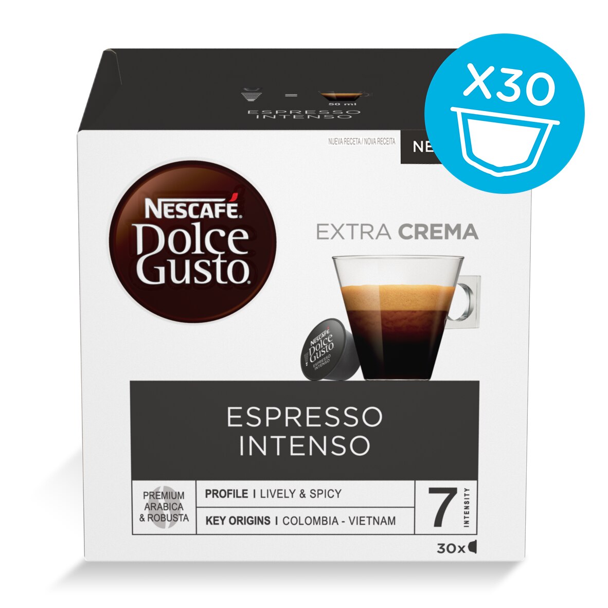 Espresso Intenso 30 Capsulas NESCAF&Eacute;&reg; Dolce Gusto&reg; - Formato de venda