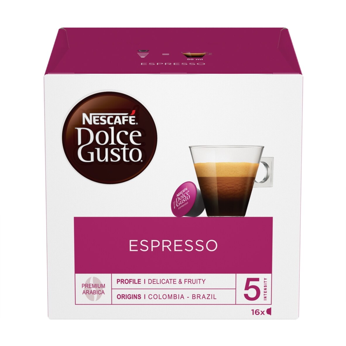 Espresso 16 Capsulas NESCAFÉ® Dolce Gusto® - Formato de venda