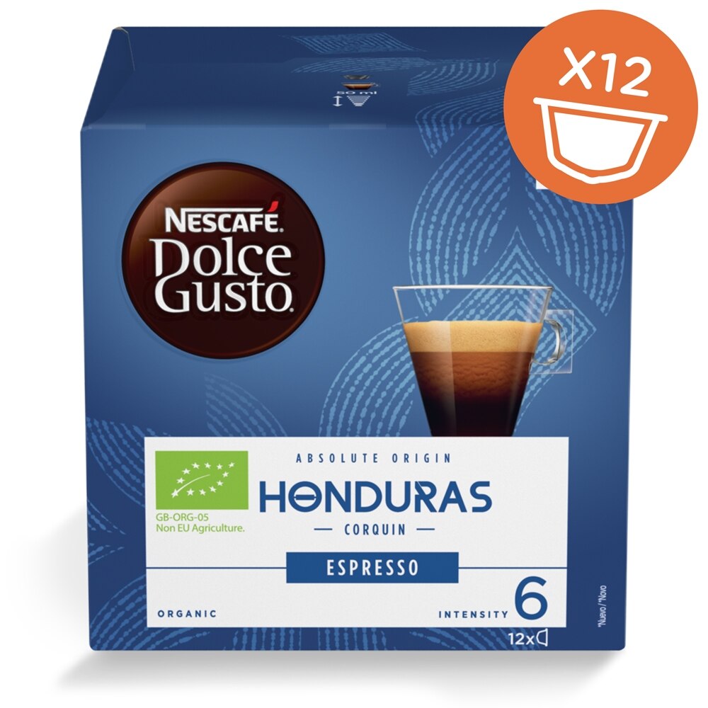 Honduras Corquin 12 C&aacute;psulas NESCAF&Eacute;&reg; Dolce Gusto&reg; - Formato de venda