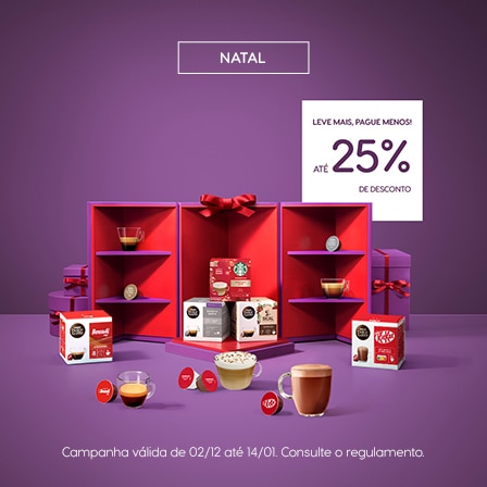 Compre Mais, Poupe Mais em cápsulas NESCAFÉ® Dolce Gusto®